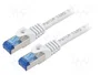 Lanberg PCF6A-10CC Cable de Red Cat6a S/FTP 0,25 m Gris