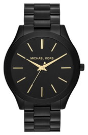 Michael Kors MK3221 para Mujer con Esfera Negra y Correa Negra