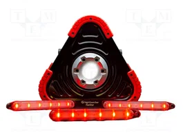 NightSearcher Lámpara de advertencia LED rojo 2000lm