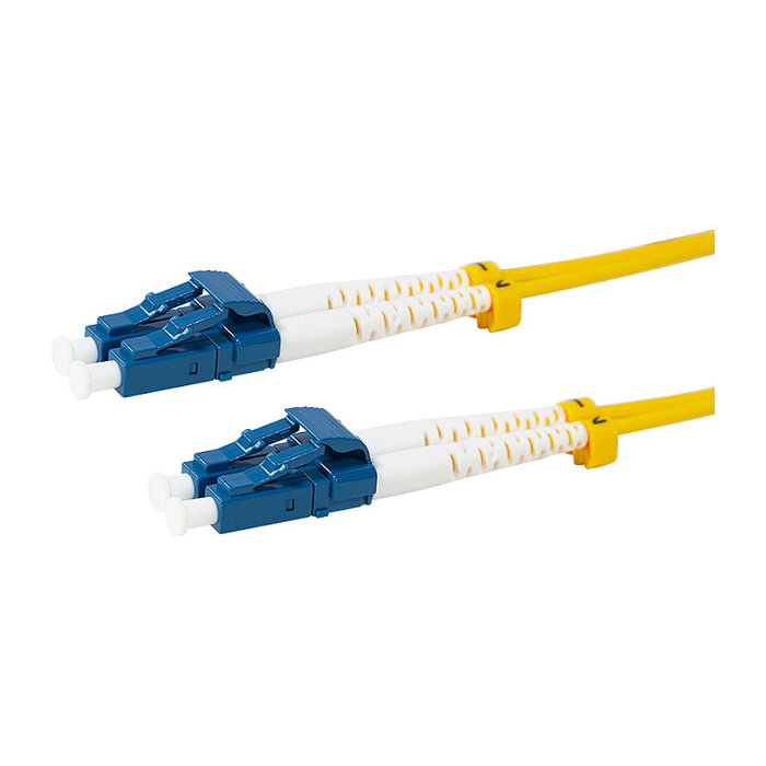 LogiLink Cable de parcheo de fibra óptica OS2 dúplex LC-LC, 30 m, amarillo de 9/125µm LogiLink Cable de parcheo de fibra óptica OS2 dúplex LC-LC, 30 m, amarillo de 9/125µm