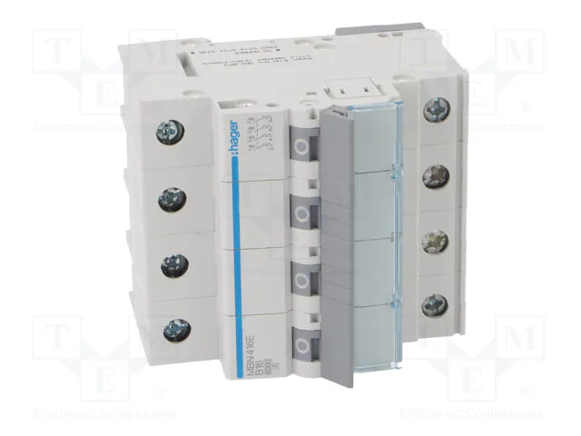 HAGER MBN416E Interruptor magnetotérmico 4 polos 16A 6kA