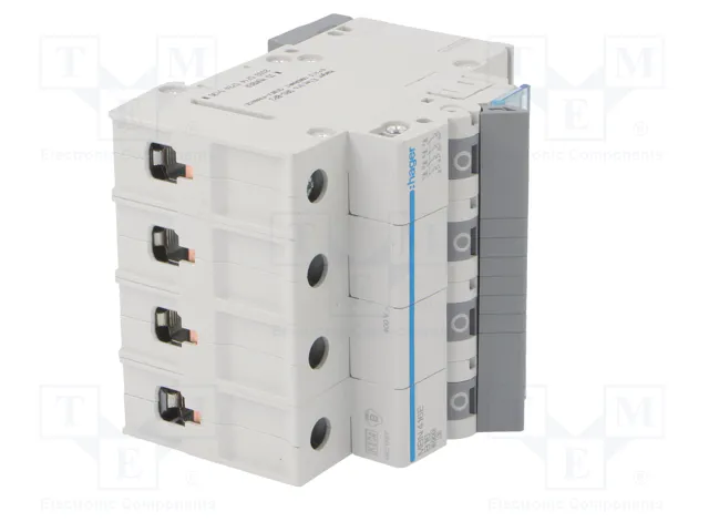 HAGER MBN416E Interruptor magnetotérmico 4 polos 16A 6kA