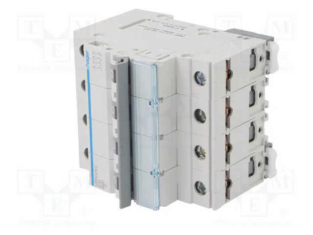 HAGER MBN416E Interruptor magnetotérmico 4 polos 16A 6kA
