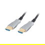 LANBERG Cable HDMI 2.0 Macho-Macho 30 metros 4K 18 Gbit/s AOC Optico Negro - CA-HDMI-20FB-0300-BK