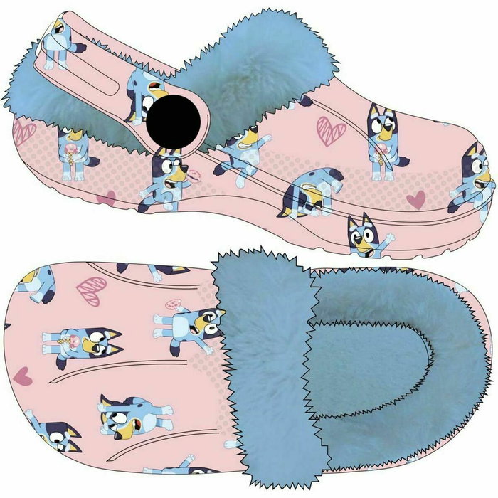 Cerdá Zapatillas De Casa Zueco Borreguillo Bluey T28/29 PINK