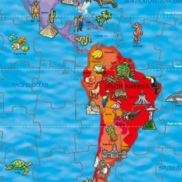 Orchard Mapa del mundo - Puzzle - HUERTO