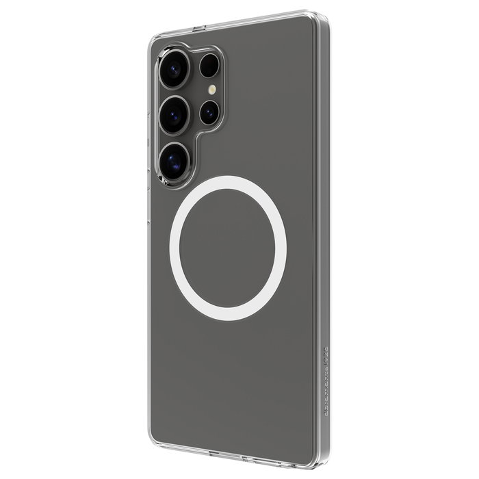 dbramante 1928 QI2 Funda para Samsung Galaxy S25 Ultra Transparente Carga Inalámbrica