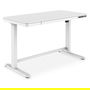 Digitus DA-90424 Escritorio Eléctrico Altura Regulable con Cajón y Carga USB 120x60cm Blanco