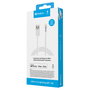 Sandberg Cable USB A a Lightning MFI 1 Metro Blanco, Conectores Derechos, USB 2.0, RoHS, Referencia: USB3.0 > Lightning (ST-ST) 1m