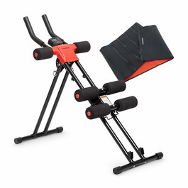 Pack Máquina de Abdominales Plegable con Guía de Ejercicios y Faja Deportiva con Efecto Sauna InnovaGoods