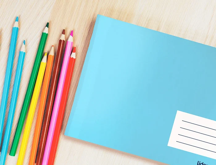 Liderpapel Libreta Smart A5 Apaisado 32 Hojas 60gr Cuadro 6 mm Con Margen Colores Surtidos