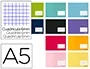 Liderpapel Libreta Smart A5 Apaisado 32 Hojas 60gr Cuadro 6 mm Con Margen Colores Surtidos