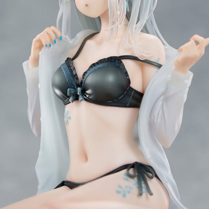 Original Character Estatua PVC 1/7 Silver-Haired Girl Sky Blue Morning Special Outfit Ver. by Fuumi Illustration 16 cm