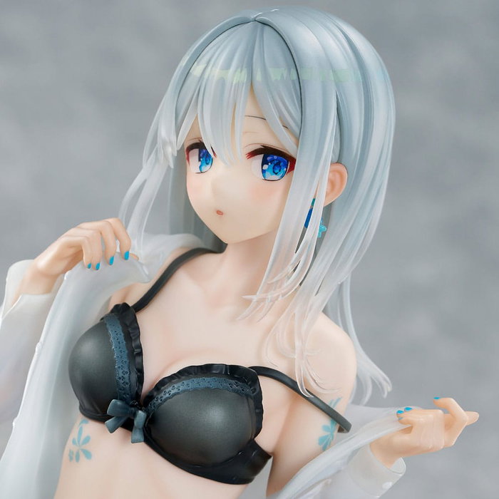 Original Character Estatua PVC 1/7 Silver-Haired Girl Sky Blue Morning Special Outfit Ver. by Fuumi Illustration 16 cm