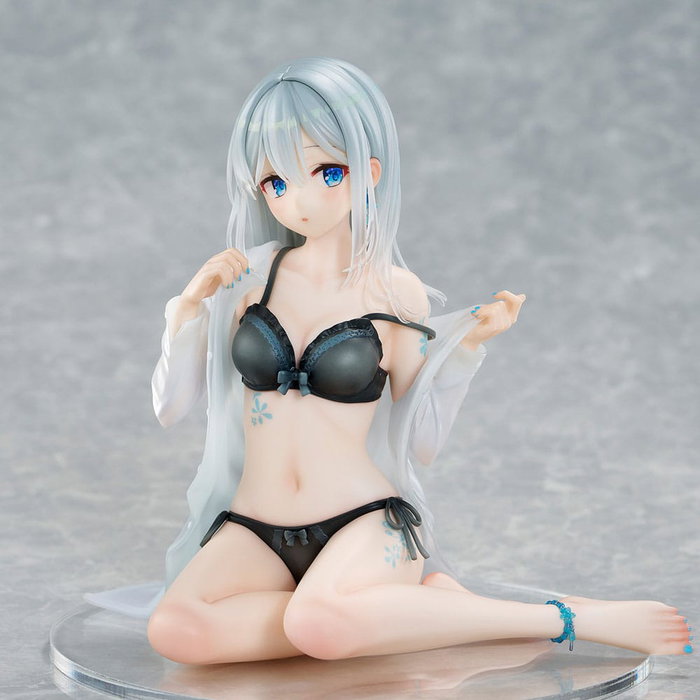 Original Character Estatua PVC 1/7 Silver-Haired Girl Sky Blue Morning Special Outfit Ver. by Fuumi Illustration 16 cm