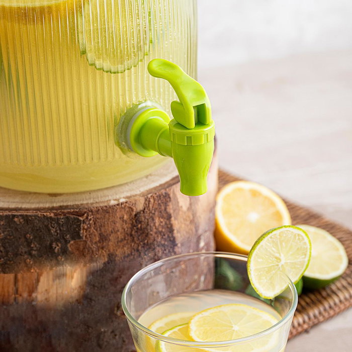 Quid Dispensador de Bebidas Maison de Vidrio Verde 4 L