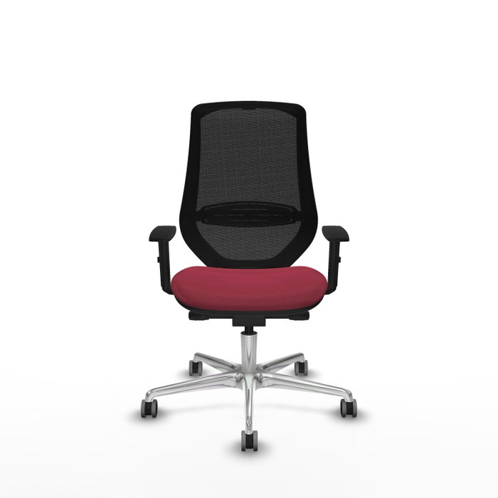 PIQUERAS Y CRESPO Silla de oficina Mardos con mecanismo Sincro/Traslack, Granate y Negro PIQUERAS Y CRESPO Silla de oficina Mardos con mecanismo Sincro/Traslack, Granate y Negro