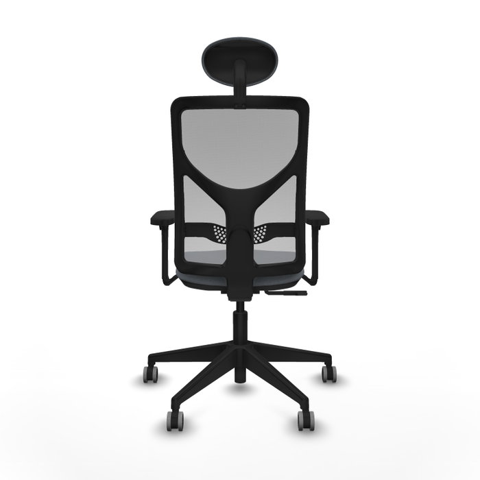 PIQUERAS Y CRESPO Silla de oficina Motilla con mecanismo Sincro, Brazos 3D y Cabecero Fijo, Gris PIQUERAS Y CRESPO Silla de oficina Motilla con mecanismo Sincro, Brazos 3D y Cabecero Fijo, Gris