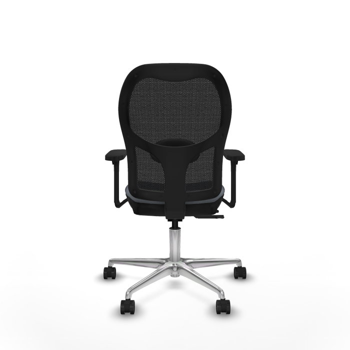 PIQUERAS Y CRESPO Silla de oficina Jorquera con mecanismo Sincro/Traslack, Gris y Negro PIQUERAS Y CRESPO Silla de oficina Jorquera con mecanismo Sincro/Traslack, Gris y Negro