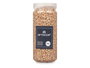 Giftdecor Bote Decorativo Piedra Metalizada 2-5 mm, 700 g, Color Beige, Dimensiones 6.5 x 6.5 x 15.8 cm (Set de 12)