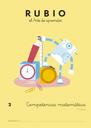RUBIO Cuaderno A4 Competencia Matemáticas 2 (+7 años)