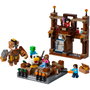 LEGO Minecraft 21272 El Ring de Combate de la Mansión del Bosque, Set de Construcción con Figuras de Steve, Garrett, Zombie Bebé y Gran Cochino, Juguete +10 Años