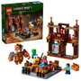 LEGO Minecraft 21272 El Ring de Combate de la Mansión del Bosque, Set de Construcción con Figuras de Steve, Garrett, Zombie Bebé y Gran Cochino, Juguete +10 Años