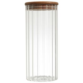 Home Deco Factory Bote Con Tapa 1,1 L Vidrio/Cristal Cocooning