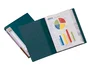 Liderpapel Carpeta Verde con 60 Fundas DIN A4 y Lomo Personalizable