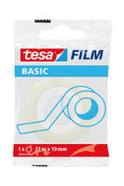 TESA TAPE, S.A. Basic Film transparente 33m x 19mm (24 rollos)