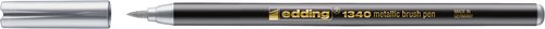 Rotulador Fibra Edding 1340 Brushpen Metallic Plata (Set de 10) Rotulador Fibra Edding 1340 Brushpen Metallic Plata (Set de 10)