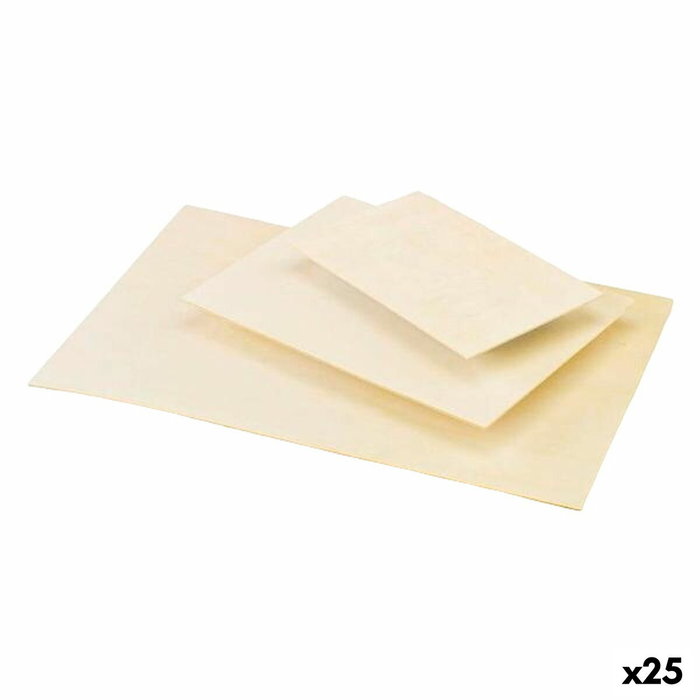 Faibo Tablero de Marquetería para Manualidades 20x30cm (Pack de 25)
