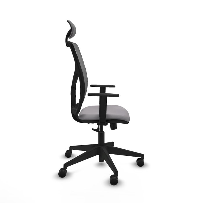 PIQUERAS Y CRESPO Silla de oficina Motilla Gris con Mecanismo Sincro PIQUERAS Y CRESPO Silla de oficina Motilla Gris con Mecanismo Sincro