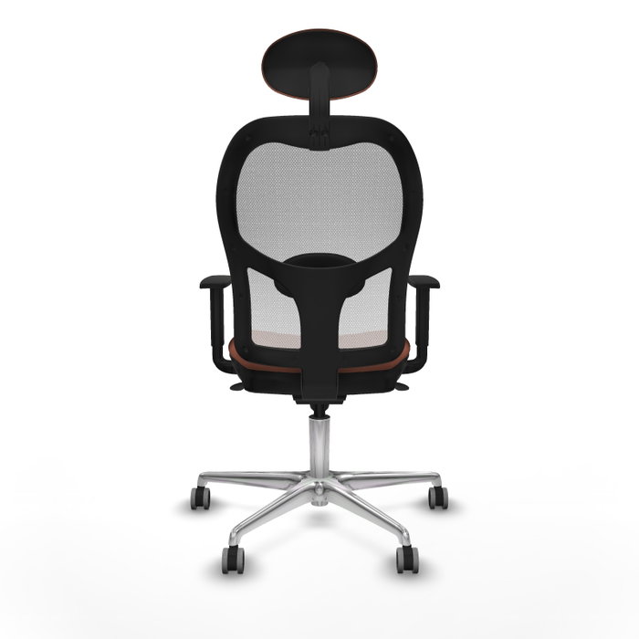 PIQUERAS Y CRESPO Silla de oficina Jorquera Marrón y Blanco PIQUERAS Y CRESPO Silla de oficina Jorquera Marrón y Blanco