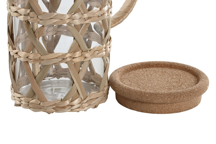 DKD Home Decor Jarra Natural Borosilicato Fibra 11 x 23 x 17 cm DKD Home Decor Jarra Natural Borosilicato Fibra 11 x 23 x 17 cm