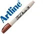 Artline Rotulador Supreme Brush Punta Pincel Trazo Variable Marron Tinta Base Agua Lettering