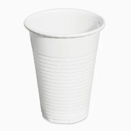 Maxi Products Vaso Irrompible 220Cc Plástico Blanco - Pack 100 Unidades