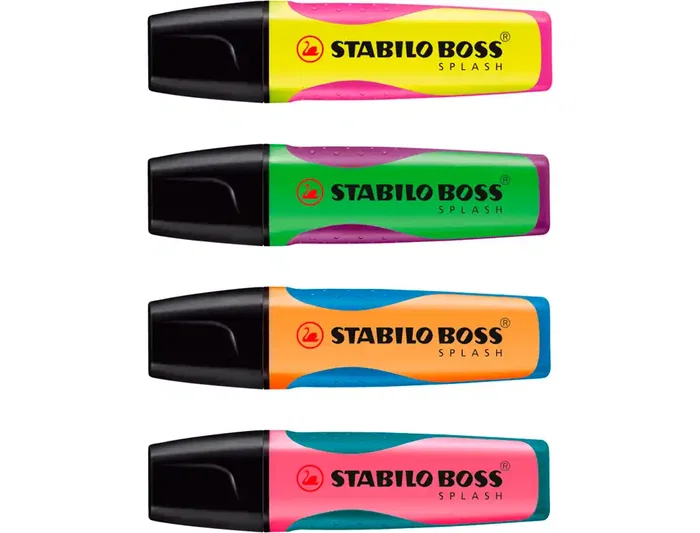 Stabilo Rotulador Boss Splash 75 Expositor Sobremesa 30 Unidades Colores Surtidos