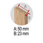 Astigarraga Caballete Pro Cab013.99 Pino 1m 50x23mm Madera Natural 800kg