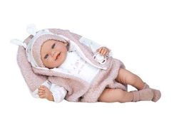 Muñecas Arias Muñeca Elegance Colin Rosa C/Cojin (Muñeco De Peso) 40 Cm