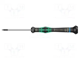 WERA Destornillador de precisión Kraftform Micro HEX 1,5mm Allen esférico