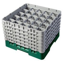CAMBRO Cesta de lavado 25 compartimentos Verde Sherwood