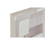 DKD Home Decor Cuadro Lienzo Lino Abstracto 3D Surtido de 2 Unidades