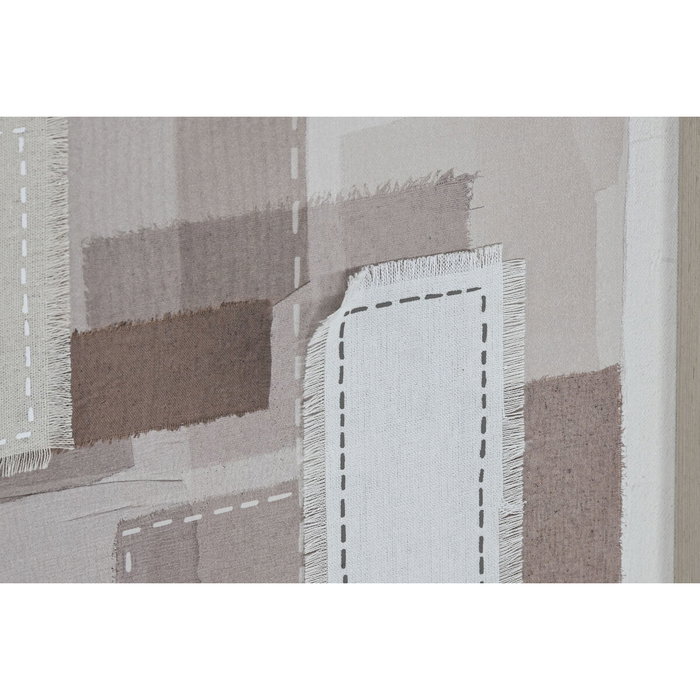 DKD Home Decor Cuadro Lienzo Lino Abstracto 3D Surtido de 2 Unidades DKD Home Decor Cuadro Lienzo Lino Abstracto 3D Surtido de 2 Unidades