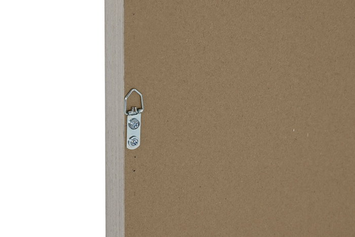 DKD Home Decor Cuadro Moderno Abstracto Beige Gris Lienzo Lino 40 x 2.5 x 50 cm (2 Unidades)