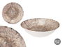 Vessia Plato Hondo de Porcelana Marrón Explosión 21.6 cm (Set de 24)