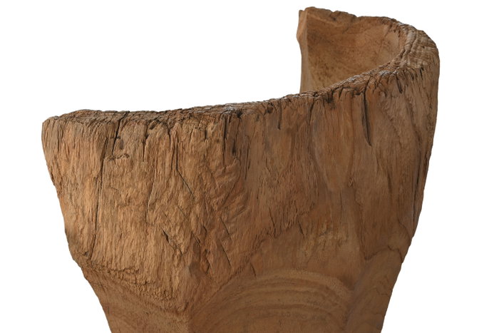 DKD Home Decor Lámpara de Aplique Teca Hecha a Mano 30x15x34 cm