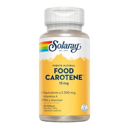 SOLARAY Food Carotene 2500 mcg 30 softgels