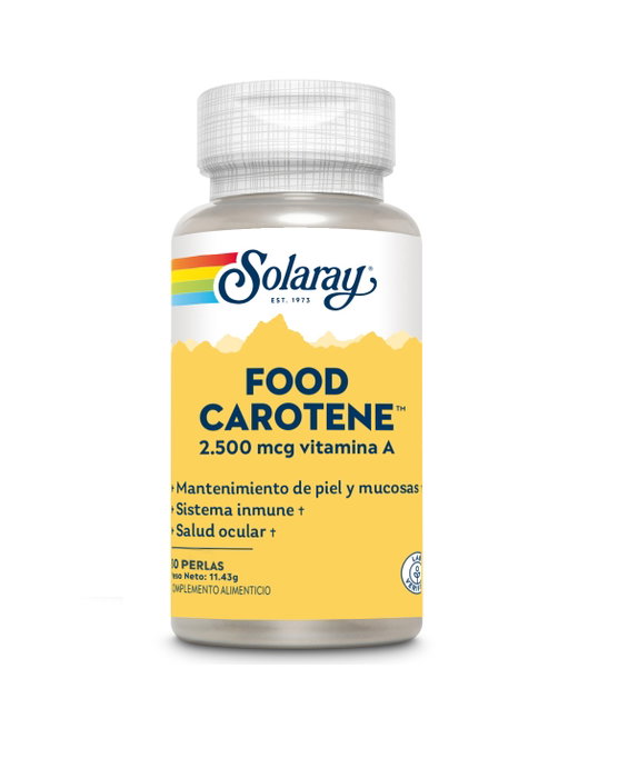SOLARAY Food Carotene 2500 mcg 30 softgels