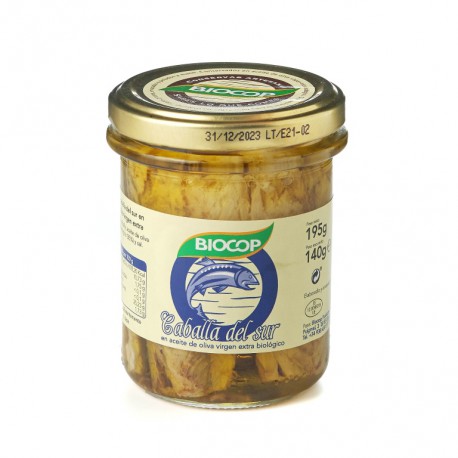 BIOCOP Filetes de Caballa Bio 195g
